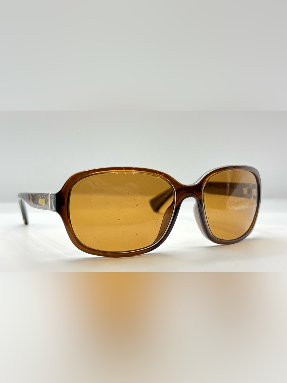 Coach Gretchen S6015 Brown Oval Sunglasses Frames Only